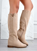 Valéro London™| Beige Suede Boots