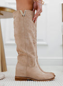 Valéro London™| Beige Suede Boots