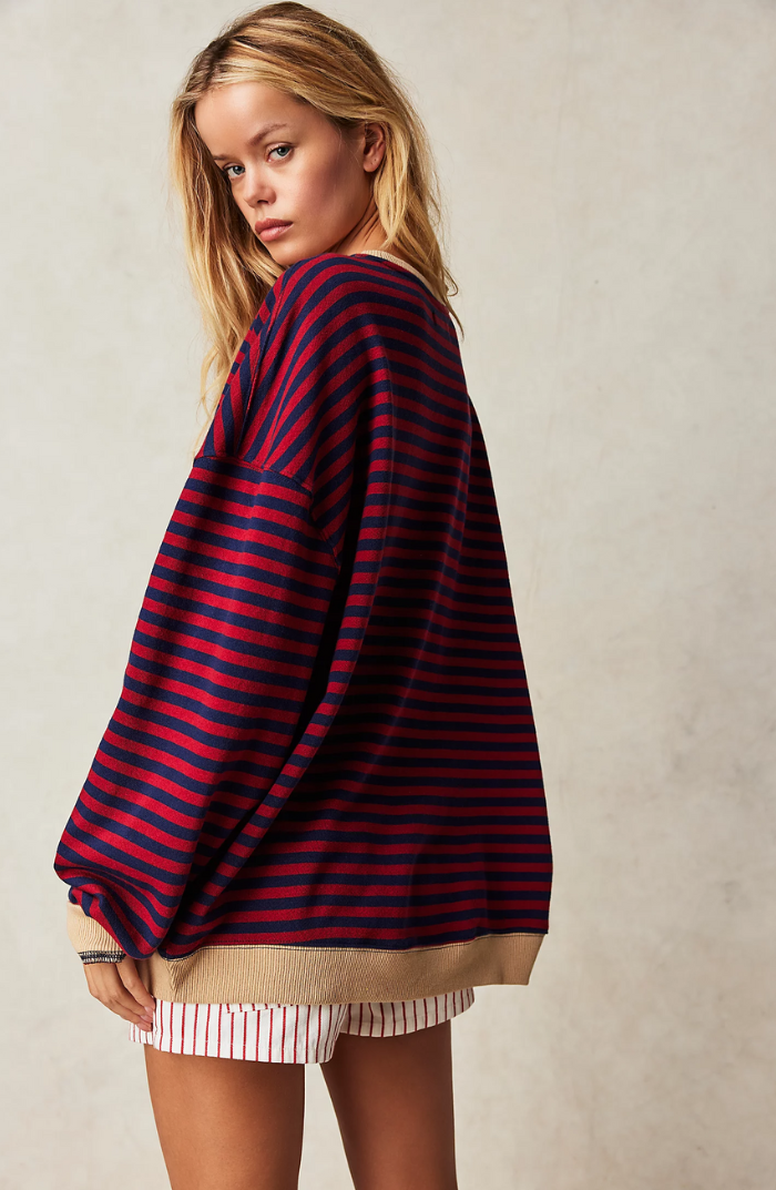 Mary | Striped Oversized Sweater