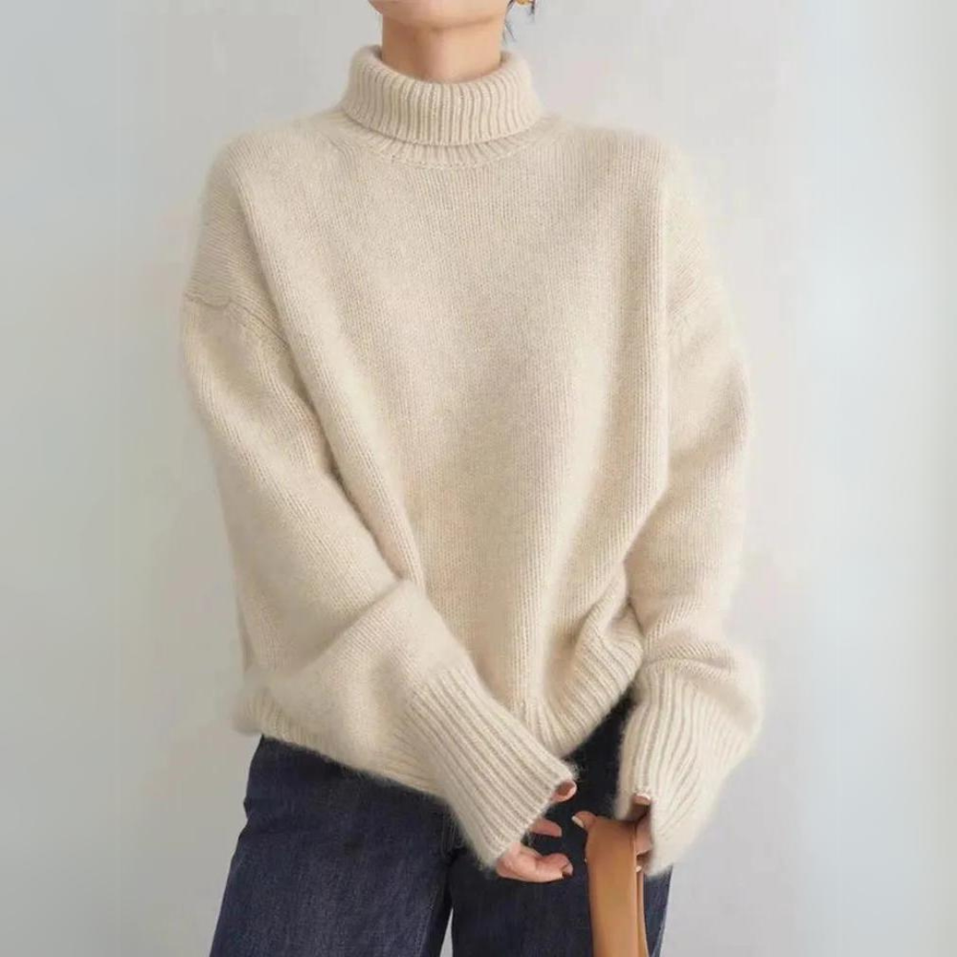 Elizabeth™ – Comfortable, knitted, soft turtleneck jumper