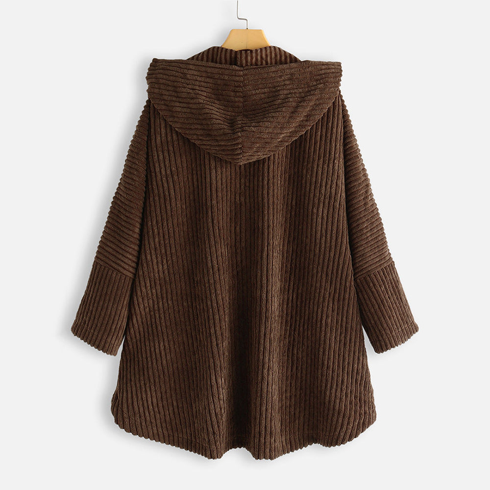 Daisy™ | Hooded Ribbed Coat