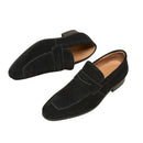 Laarhoven™ | Oud Geld Suede Strap Loafers