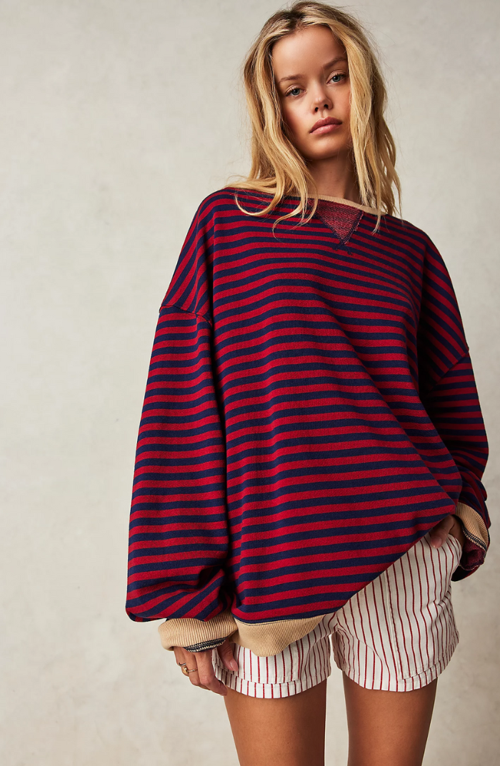 Mary | Striped Oversized Sweater