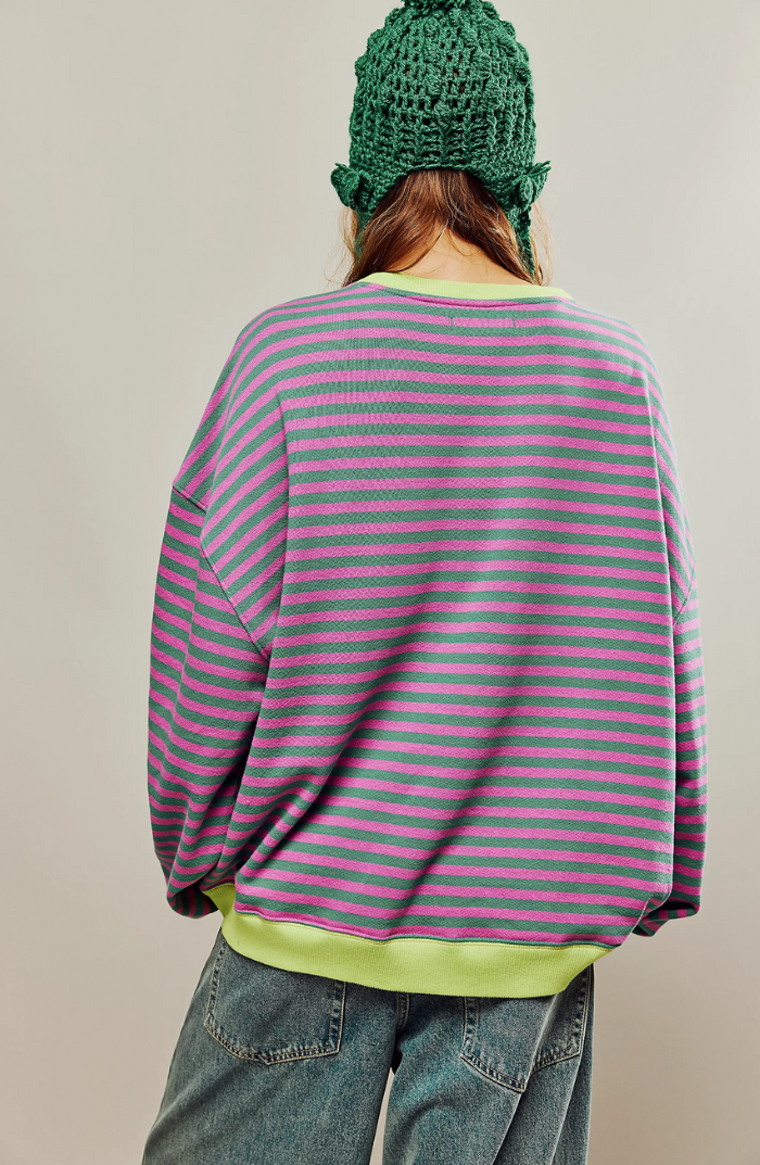 Mary | Striped Oversized Sweater