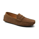 SUEDE DRIVER LOAFERS: