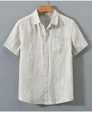 MARBELLA - LINEN SHIRT (SHORTSLEEVE)