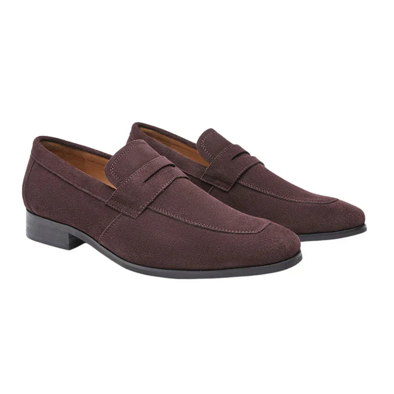 Laarhoven™ | Oud Geld Suede Strap Loafers