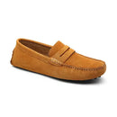 SUEDE DRIVER LOAFERS: