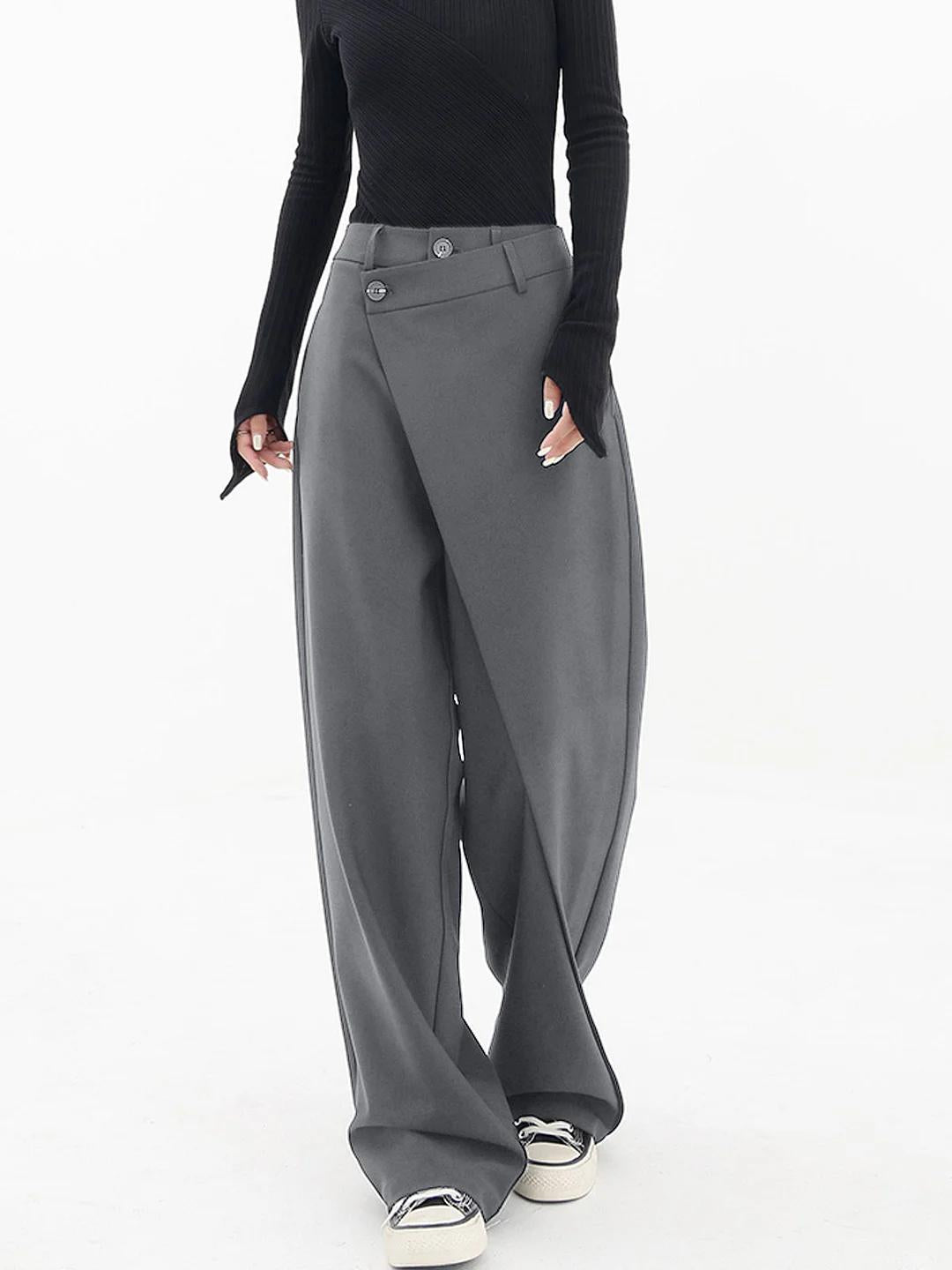 Millie™ - Asymmetrical Baggy Trousers