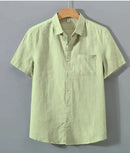 MARBELLA - LINEN SHIRT (SHORTSLEEVE)