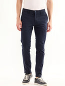 Valero London - Navy Stretch Skinny Fit Trouser