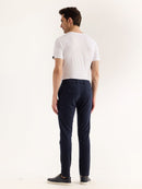 Valero London - Navy Stretch Skinny Fit Trouser