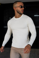 THE CREWNECK KNIT - WHITE