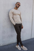 THE CREWNECK KNIT - BEIGE