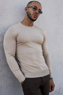 THE CREWNECK KNIT - BEIGE