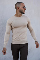 THE CREWNECK KNIT - BEIGE