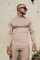 THE TURTLENECK KNIT - BEIGE