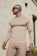 THE TURTLENECK KNIT - BEIGE