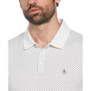 Valero London - Ditsy Diamond Print Polo