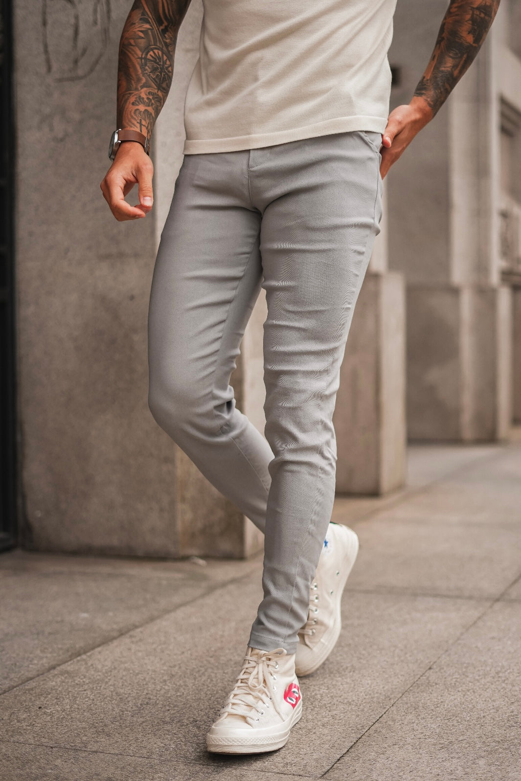 THE V1 TROUSERS - GREY