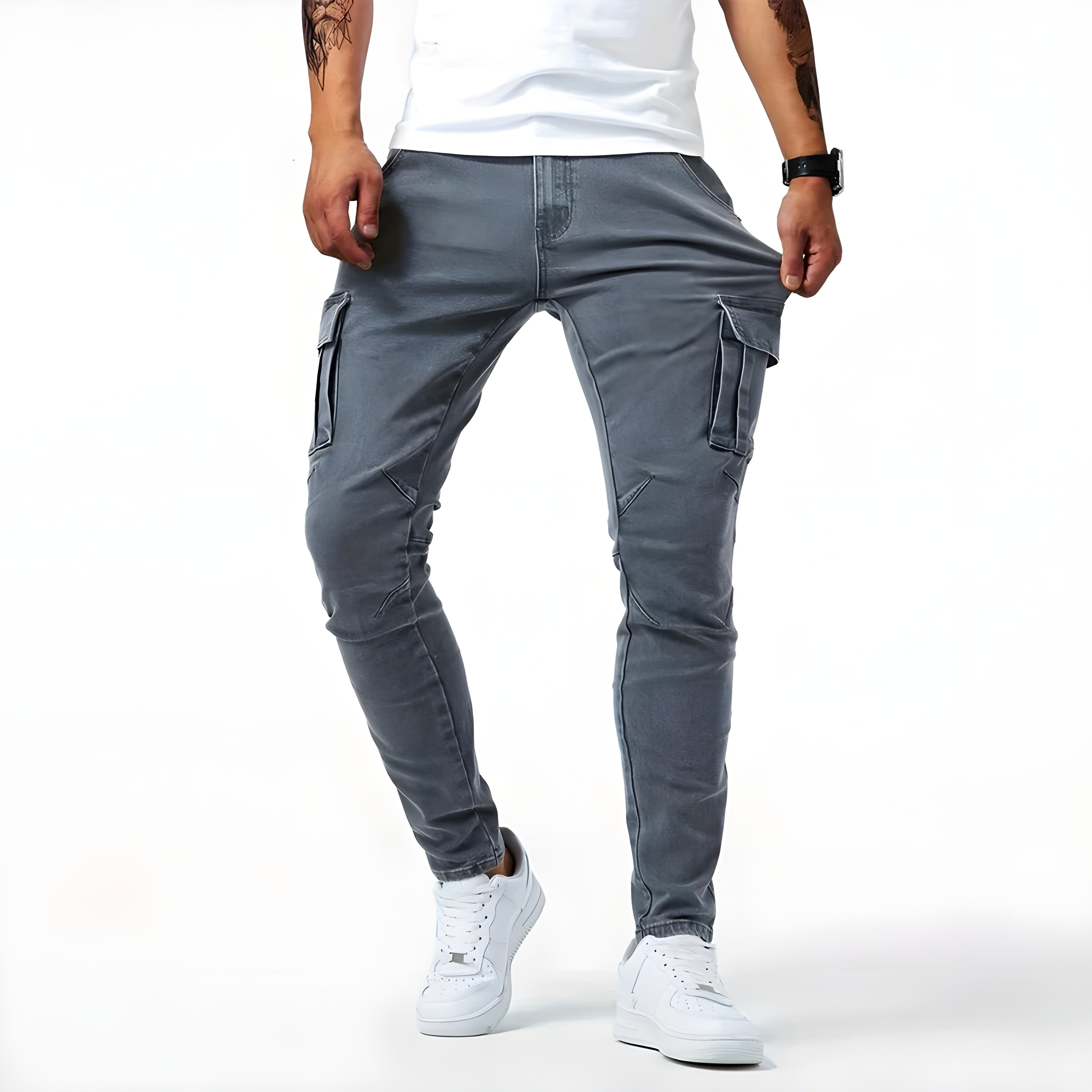 Valéro London - Denim Cargo Pants