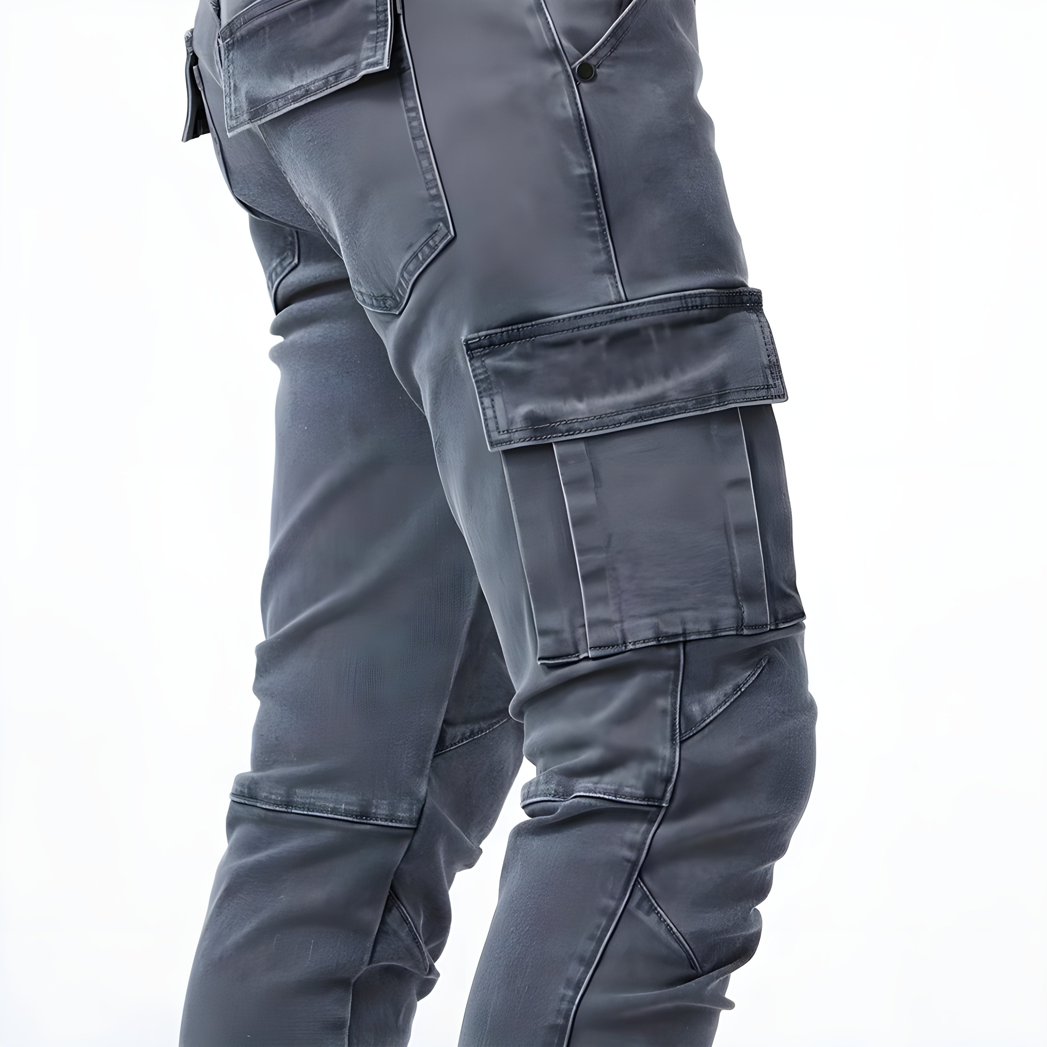 Valéro London | Stretch Denim Cargo Pants