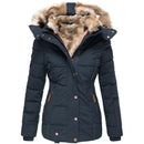 Alice™ - Warm winter coat with fur lining