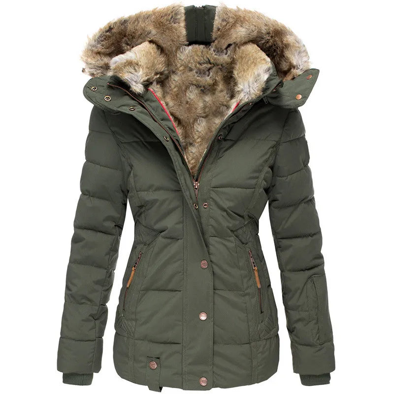 Alice™ - Warm winter coat with fur lining