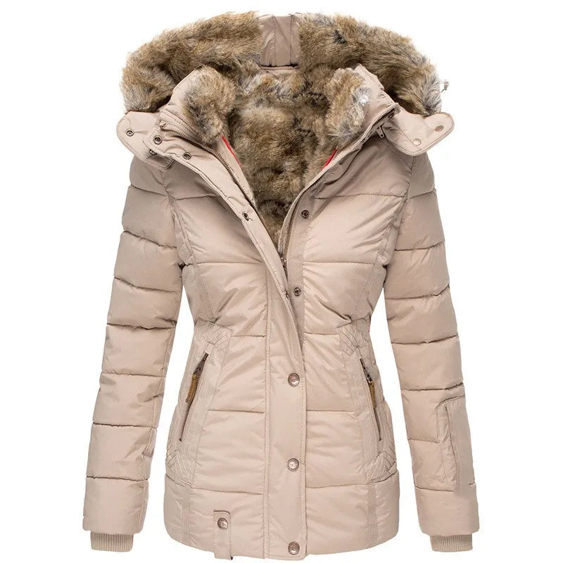 Alice™ - Warm winter coat with fur lining