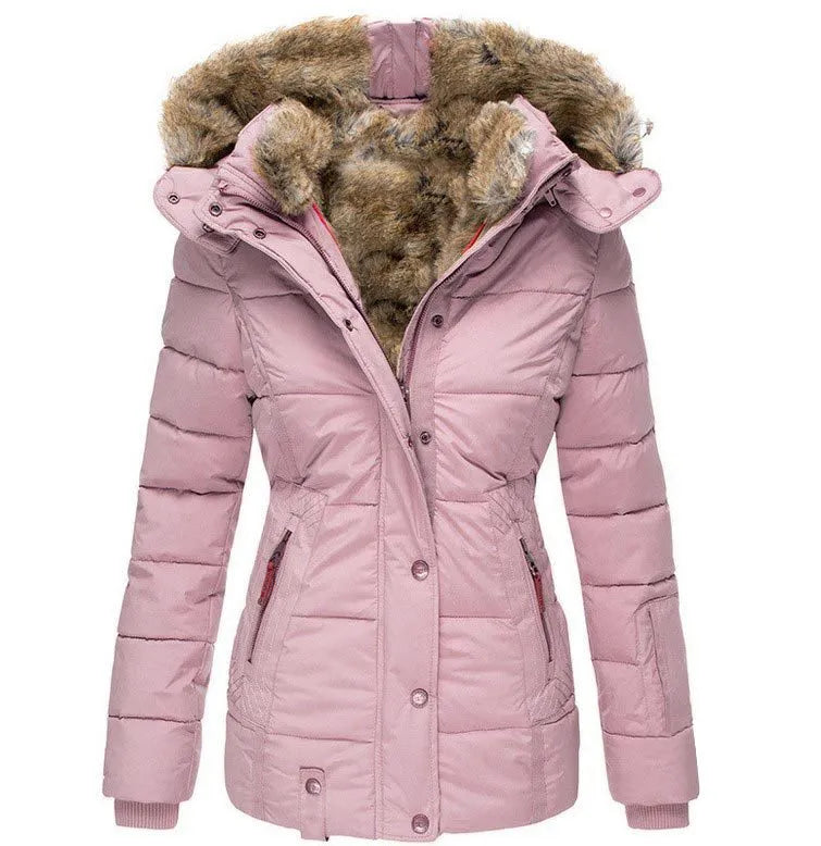 Alice™ - Warm winter coat with fur lining