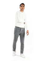 Valero London - Mineral Grey Stretch Joggers