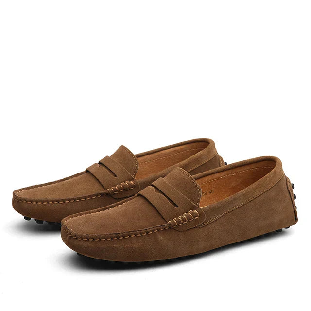 Valero London - Suede Marina Loafers