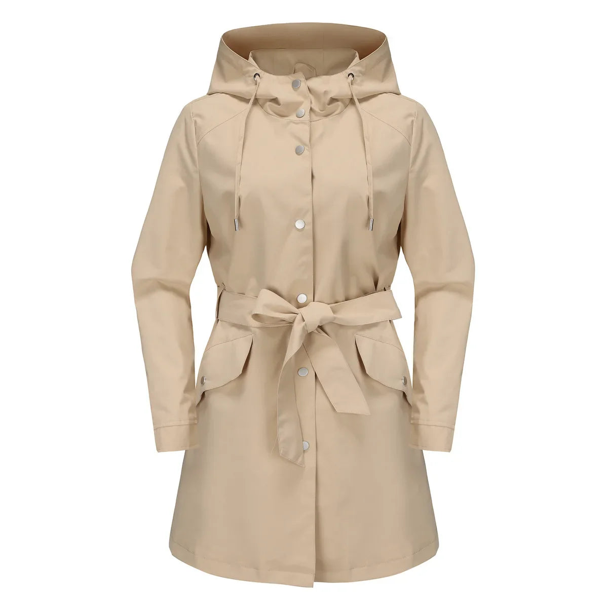 Valero London - Trench Coat Hooded Jacket