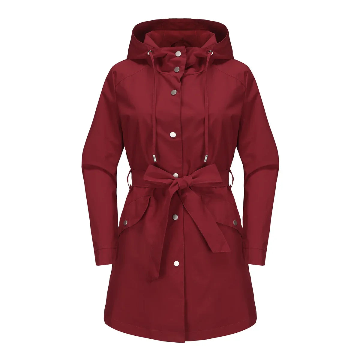 Valero London - Trench Coat Hooded Jacket