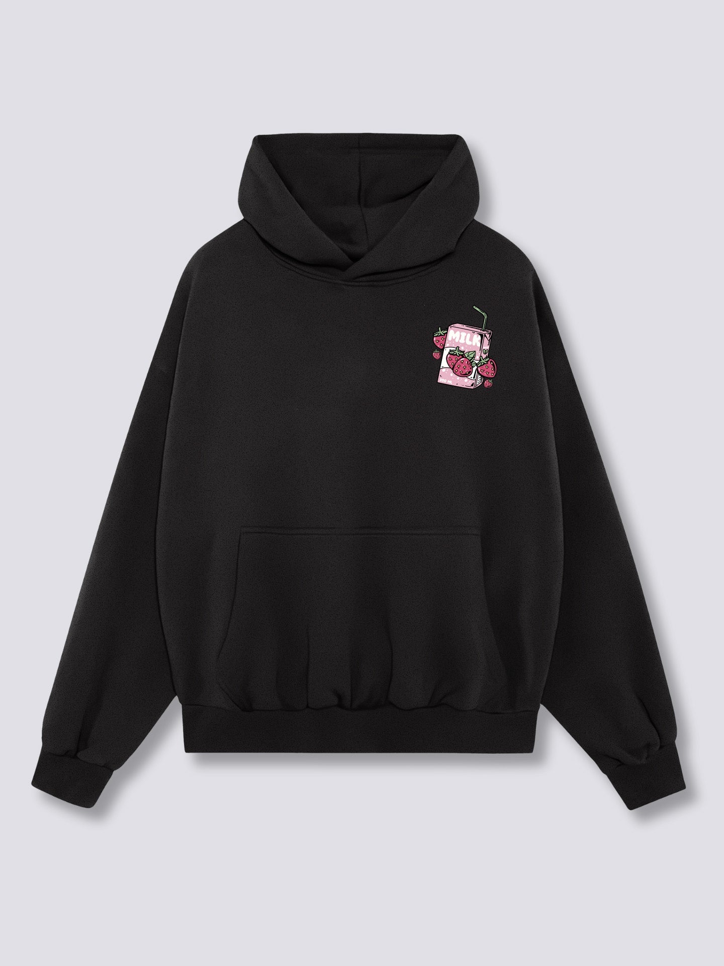 Strawberry Milk Back Hoodie