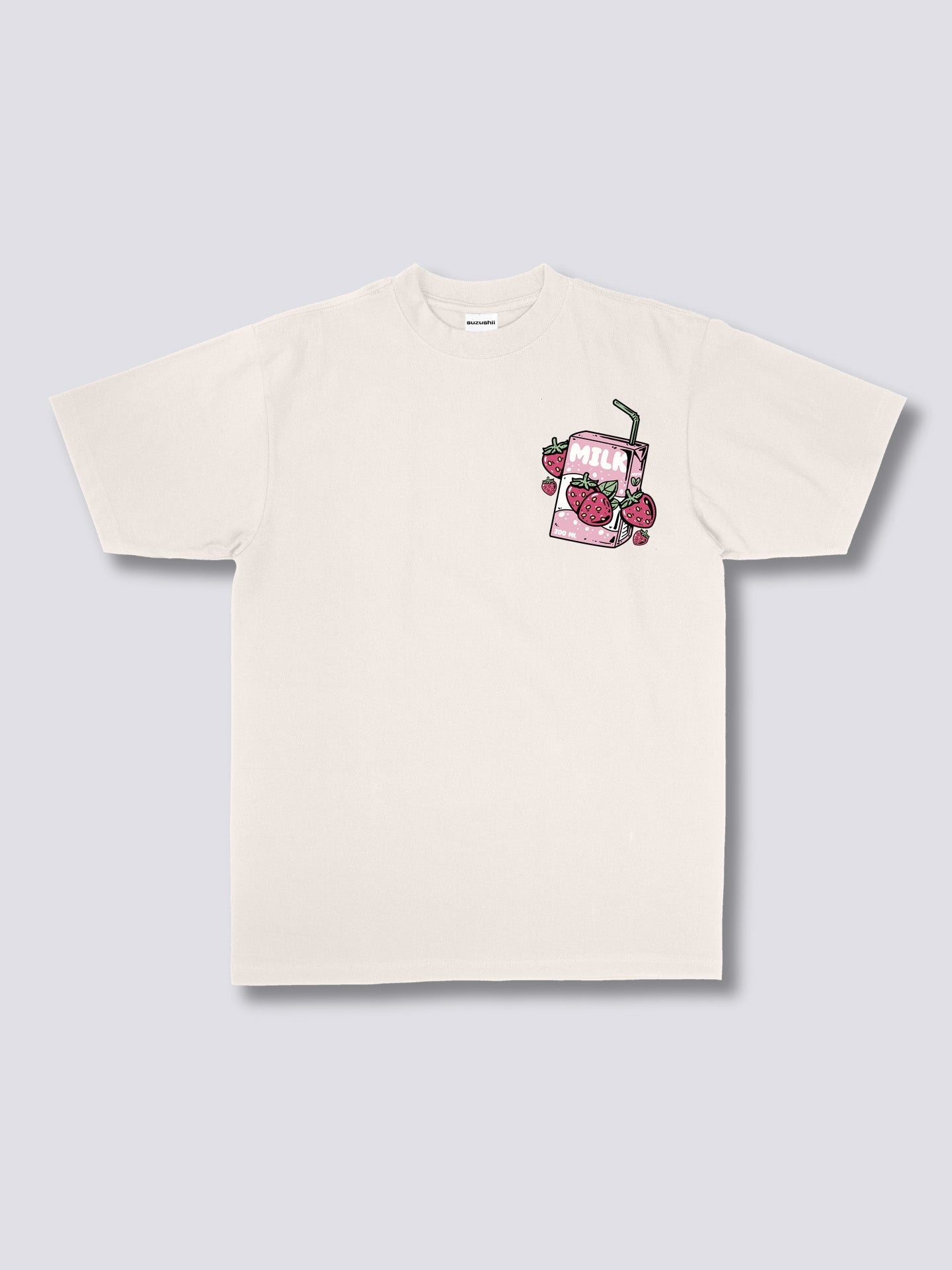 Strawberry Milk Back T-Shirt