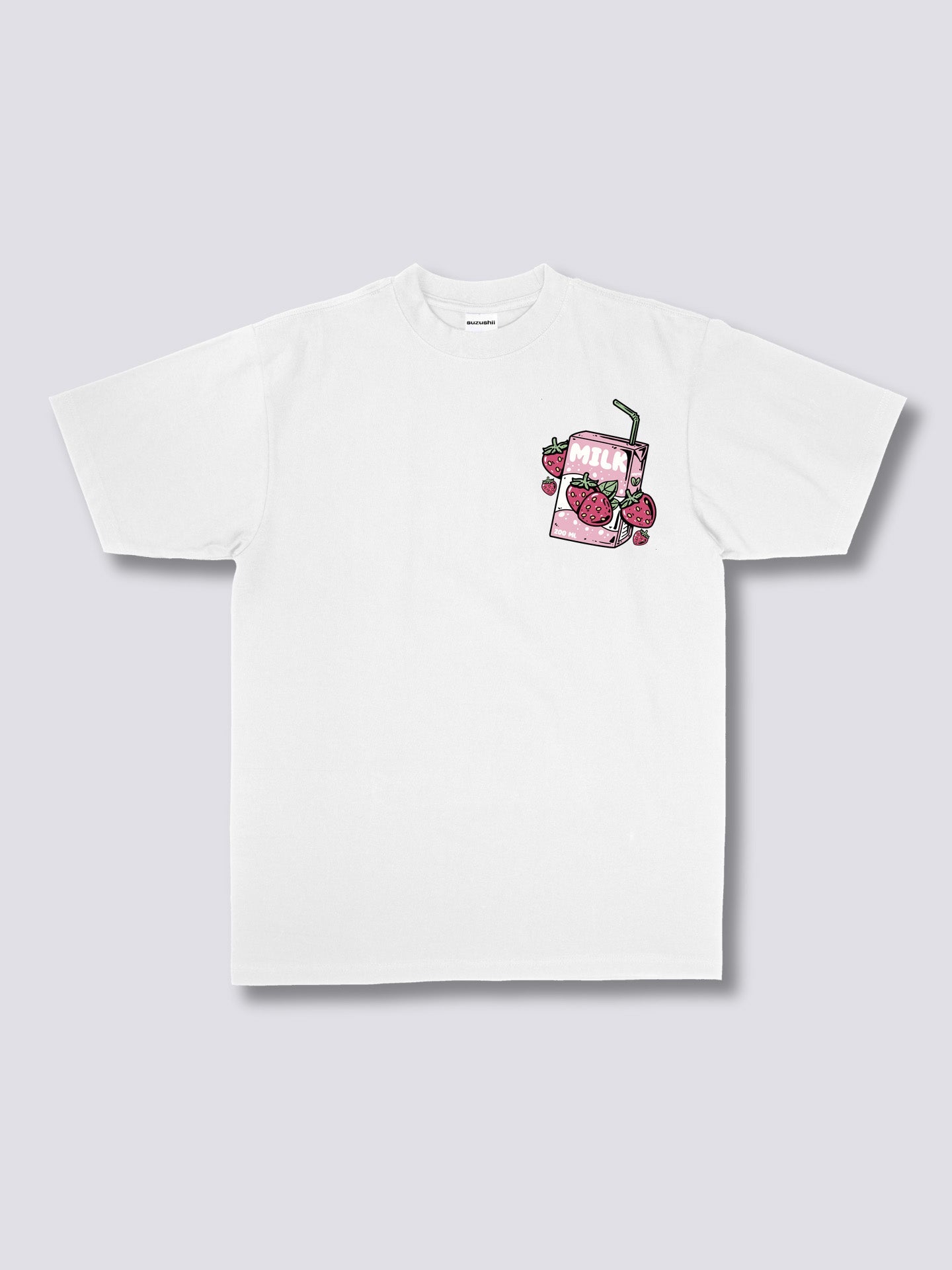 Strawberry Milk Back T-Shirt