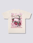 Strawberry Milk Back T-Shirt