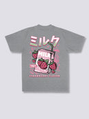 Strawberry Milk Back T-Shirt