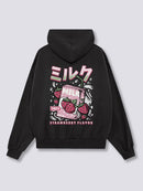 Strawberry Milk Back Hoodie