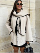 MARLOW DRAPED WOOL COAT