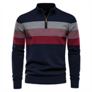 Valero London -  Turtleneck Striped Sweater