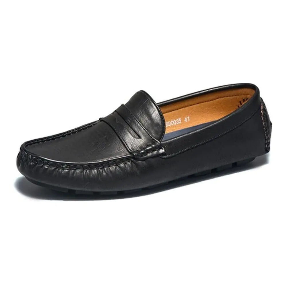 LEATHER DRIVER LOAFERS