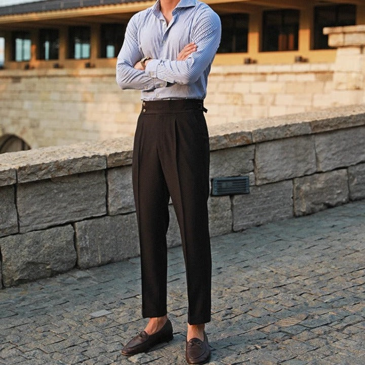 ThorneTailor™ | PLEATED DOUBLE BUTTON TROUSERS