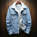 Valero London - Men's Fleece Lined Denim Jacket