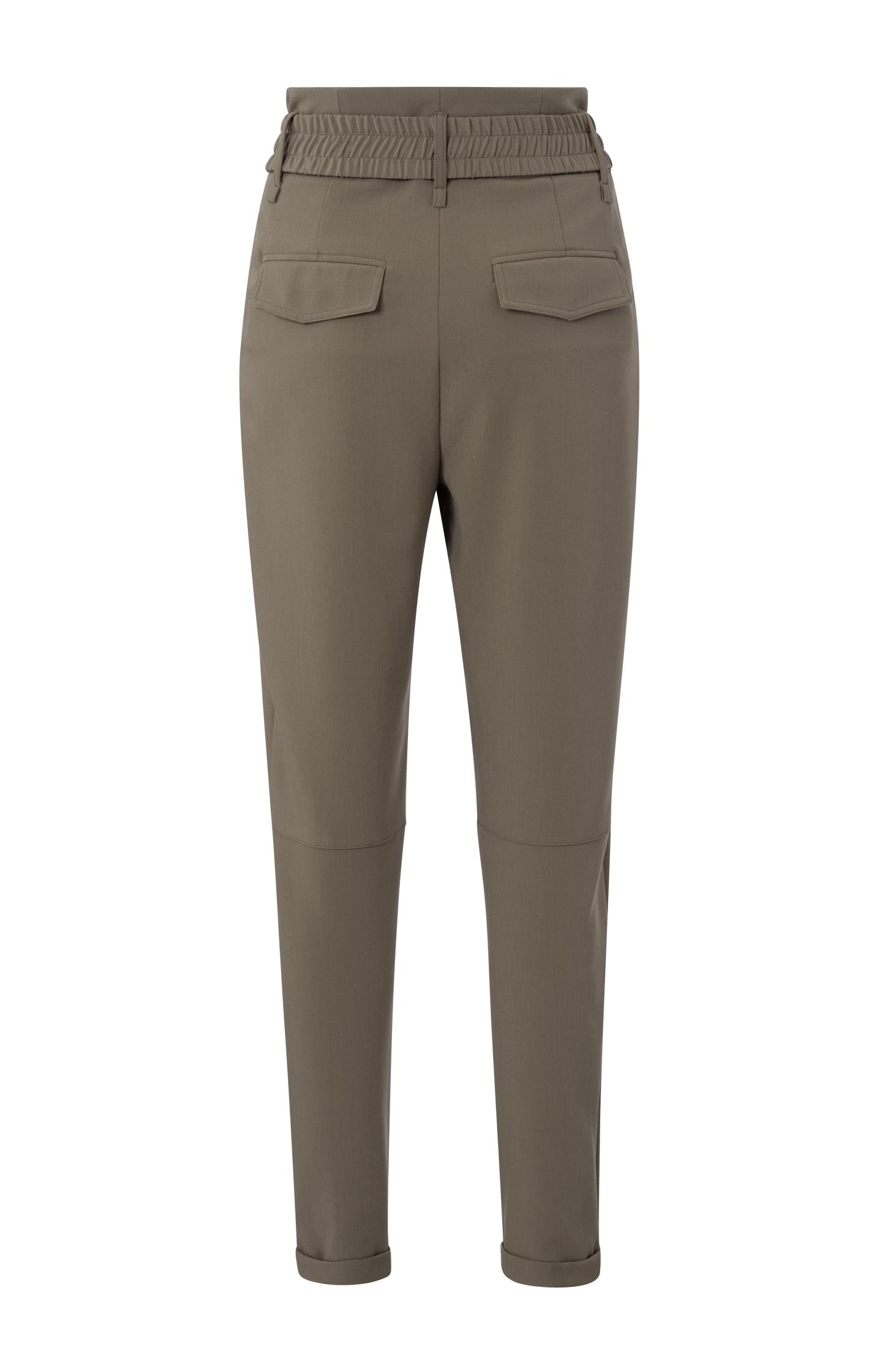 Valero London - Woven pants with high waist and straight legs