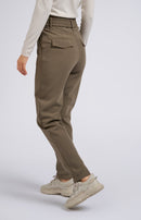 Valero London - Woven pants with high waist and straight legs