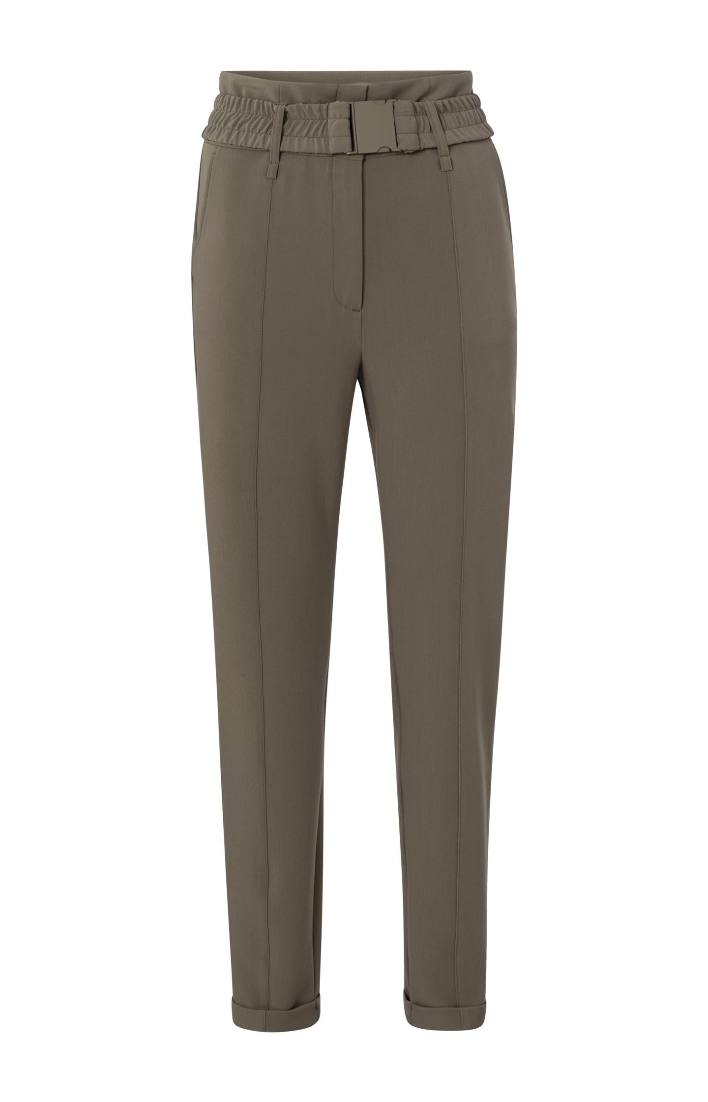 Valero London - Woven pants with high waist and straight legs