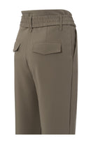 Valero London - Woven pants with high waist and straight legs