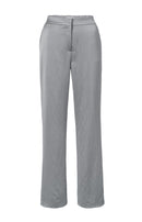 Valero London - Woven satin trousers with wide legs and pockets